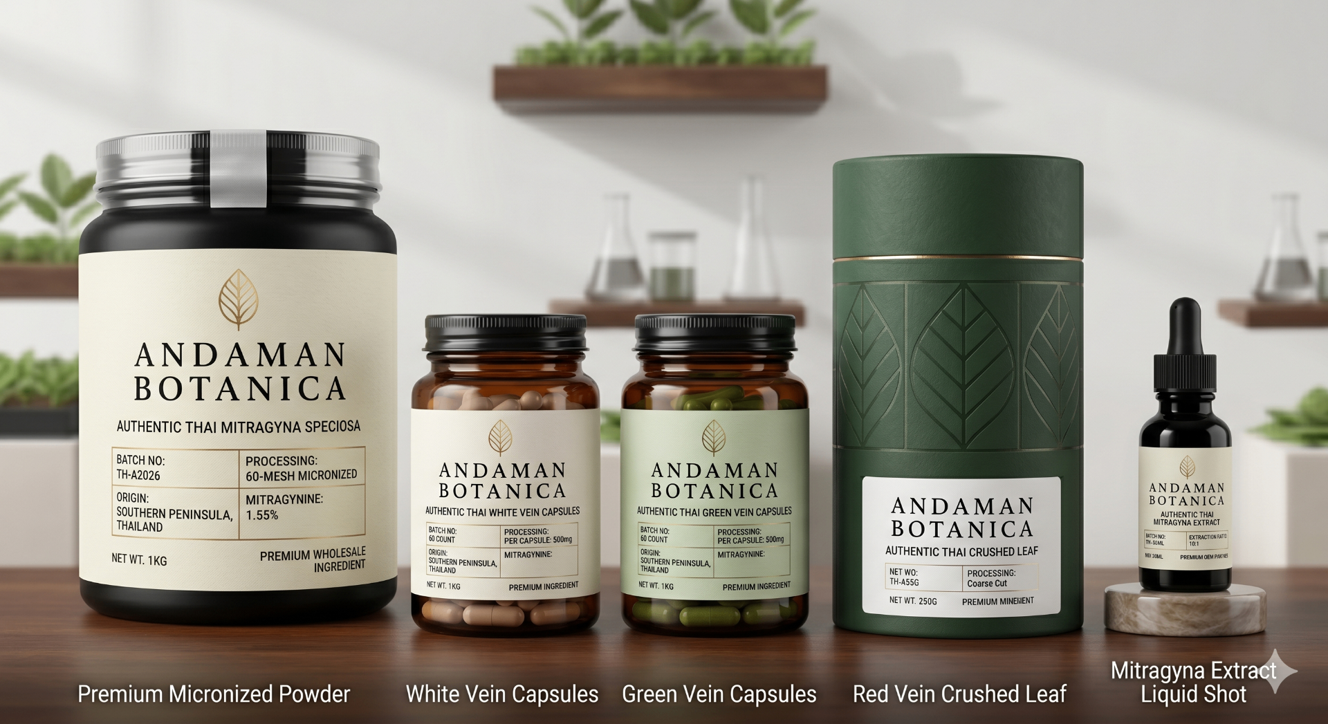 Andaman Botanica premium product range
